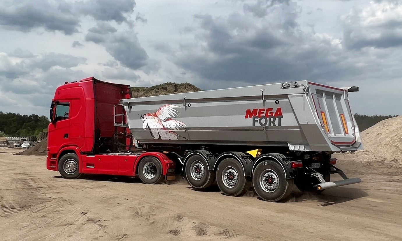 Mega FORT tipper semi-trailer for sale Austria Parndorf, EG36745